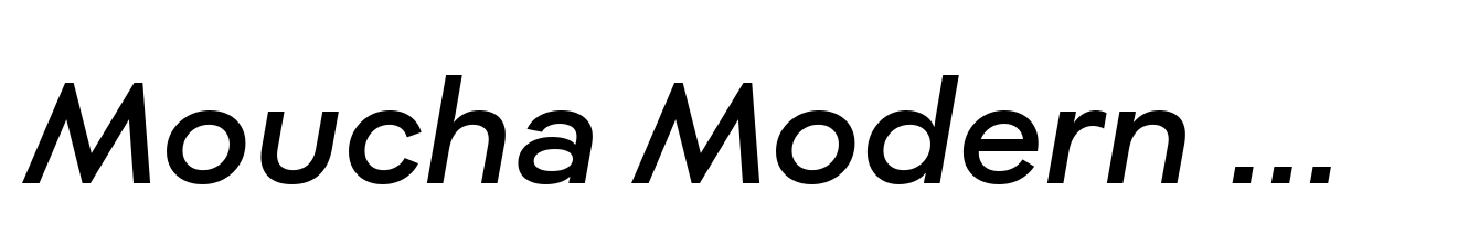 Moucha Modern Medium Italic